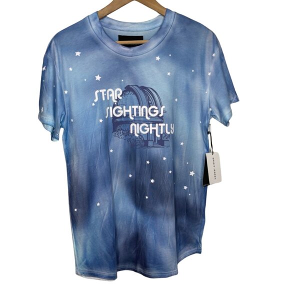 SPIRIT JERSEY | NWT Blue Planetarium Observatory Star Sightings Nightly | Size M - Picture 1 of 13